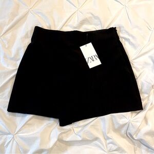 Zara Black Skort Size M